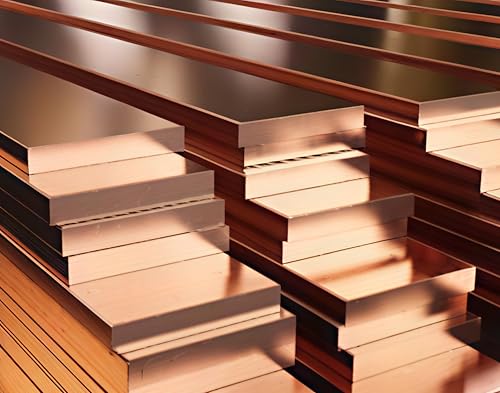 Image of Copper Flat Bar, 25mm x 3mm, 300mm Length (1NOS)
