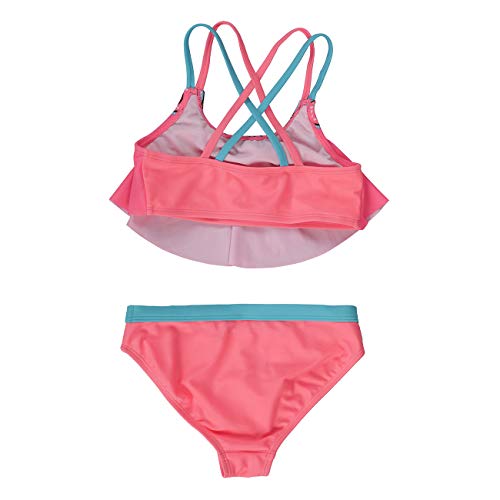 Girls Two Piece Swimsuit Flowy Bikini4