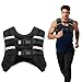 Ragebby Weighted Vest, 12lbs Vest for Men Women with Reflective Stripe, Body Weight Vests Adjustable for Workout, Strength Training, Running, Fitness, Muscle Building, Weight Loss
