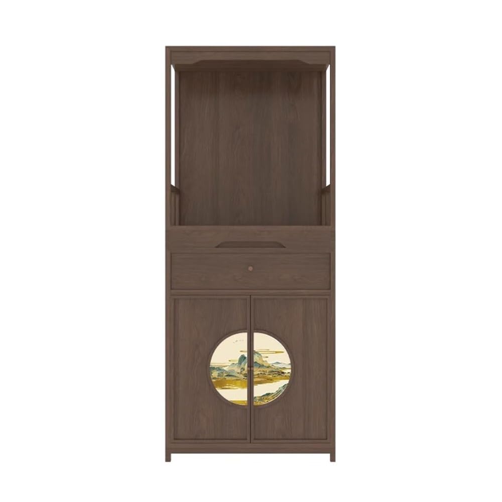 RUNZE765Z Cabinet Personal Shrine Altar Table Buddha Niche