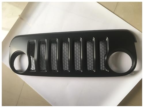Calandre pour Jeep Wrangler JK 2007-2017 en ABS noir style JL J373