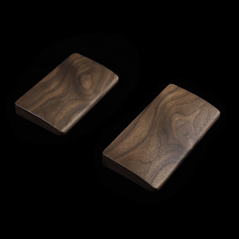 Wrist Rest Zweihand-Tastatur-Handgelenkauflage, Walnussholz-Handgelenkauflage, geeignet for Büro-Lernspiele, bequeme Tastaturauflage Handballenauflage