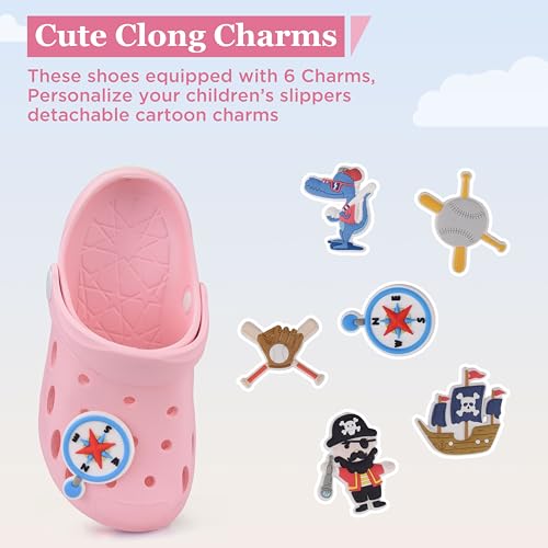 Image of Kids Girls Boys Clogs Garden Shoes Toddler Beach Summer Slides Slippers Indoor Outdoor Children Water Shower Pool Sandals for Toddler /Little Kid