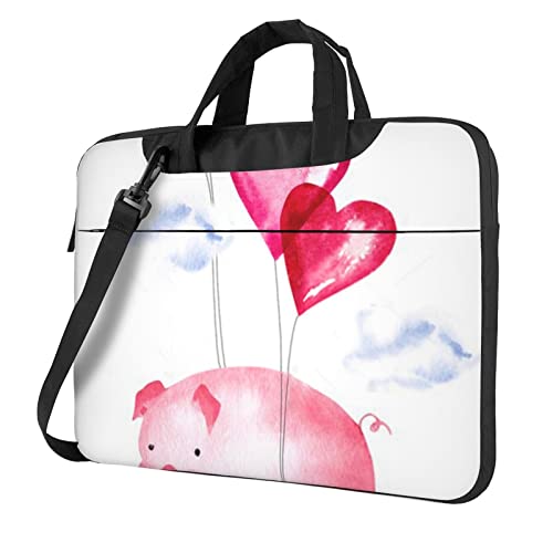 Sacoche à bandoulière pour ordinateur Funny Piggy de 13 à 15.6 pouces