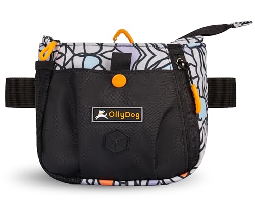 OllyDog Bolsa para O Dia No Interior, Pochete, Bolsa para Petiscos para Cães, Mãos Livres para Trein