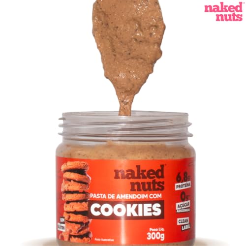 Naked Nuts Pasta De Amendoim Com Cookies De Chocolate (300G) -