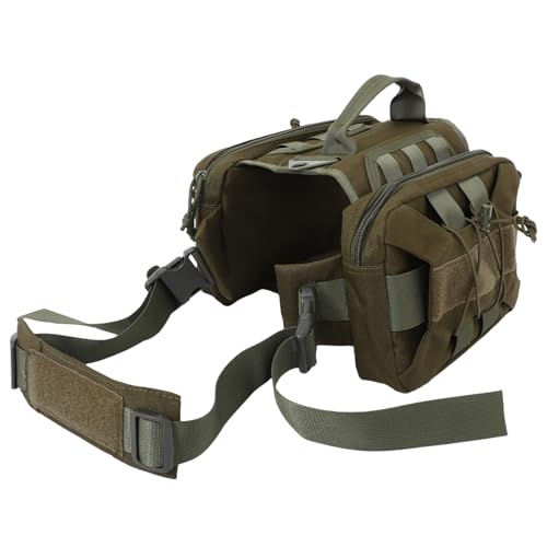 Alasum Mochila para Perros con Bolsillo Lateral Alforjas para Perros con Bolsillos Alforjas Grandes Bolsa De Viaje Arnés De Mochila Grande