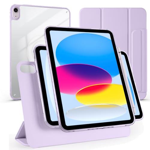 Coque iPad 11 A16 2025 antichoc violette idéale pour le télétravail
