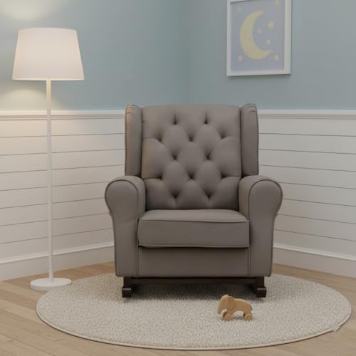 Image of Lakdi The Furniture Premium Lounge Chair for Living Room with Upholstered Armchair, Tufted Back Rest & Soft Padded Seating, Solid Legs with Polish | 5 Years Warranty | Free Assembly - 15185145