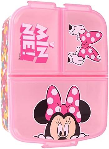 Minnie and Friends Sandwich Lunch Snack Box Multi Compartment Kids Children School