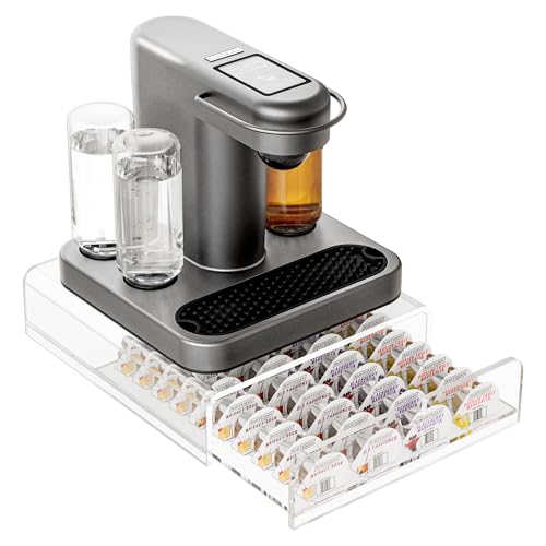 BXINREDA Cocktail Pod Holder Compatible with Bartesian Cocktail Machine for Bartesian Capsules Storage transparent (Clear)
