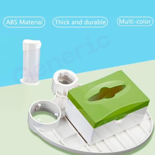 Image of Dental 3 in 1 Utility tray with Dispenser Water Cup Holder, Tissue Box & Utility Tray for Dental Implant of dental chair parts (Pack of 1 / Green)