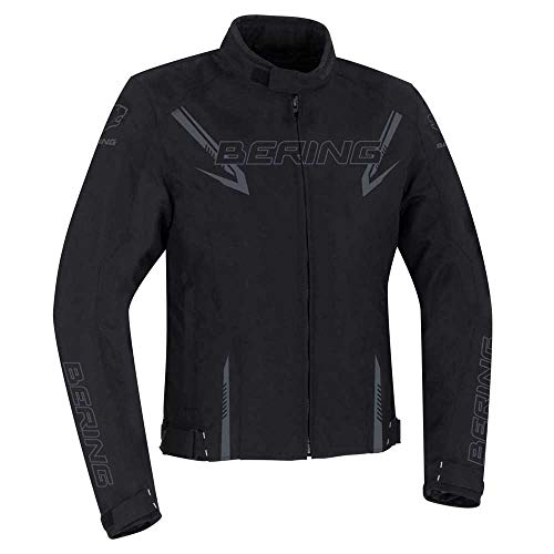 Bering Giacca Moto Maceo, Nero Grigio, M