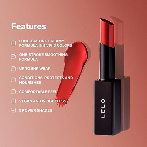 LELO MAKEUP - STYLO Lipstick - Extra Creamy Matte Lipstick for Women Long Lasting Lipstick, Lipsticks - 05 SCREWED - Image 2