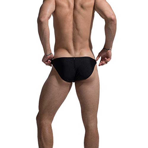 Men's Low Rise Swimming Brief Bikini Sunbathing Swimsuit3