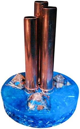 Orgone Pyramid Tower for Whole House EMF Protection - Orgone Energy Generating Device - 4" tall