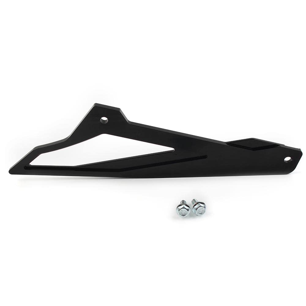 FSFY Motorcycle Rear Sprocket Chain Guard Protector Cover 6061 Aluminum for Suzuki DR-Z 400E/400S 2000 to 2020, DR-Z 400SM 2005 to 2020, DR-Z 125 2003 to 2019, DR-Z 125L 2003 to 2019 Black