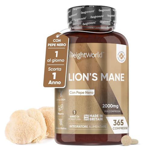 Lions Mane Vegano 365 Compresse Hericium Erinaceus