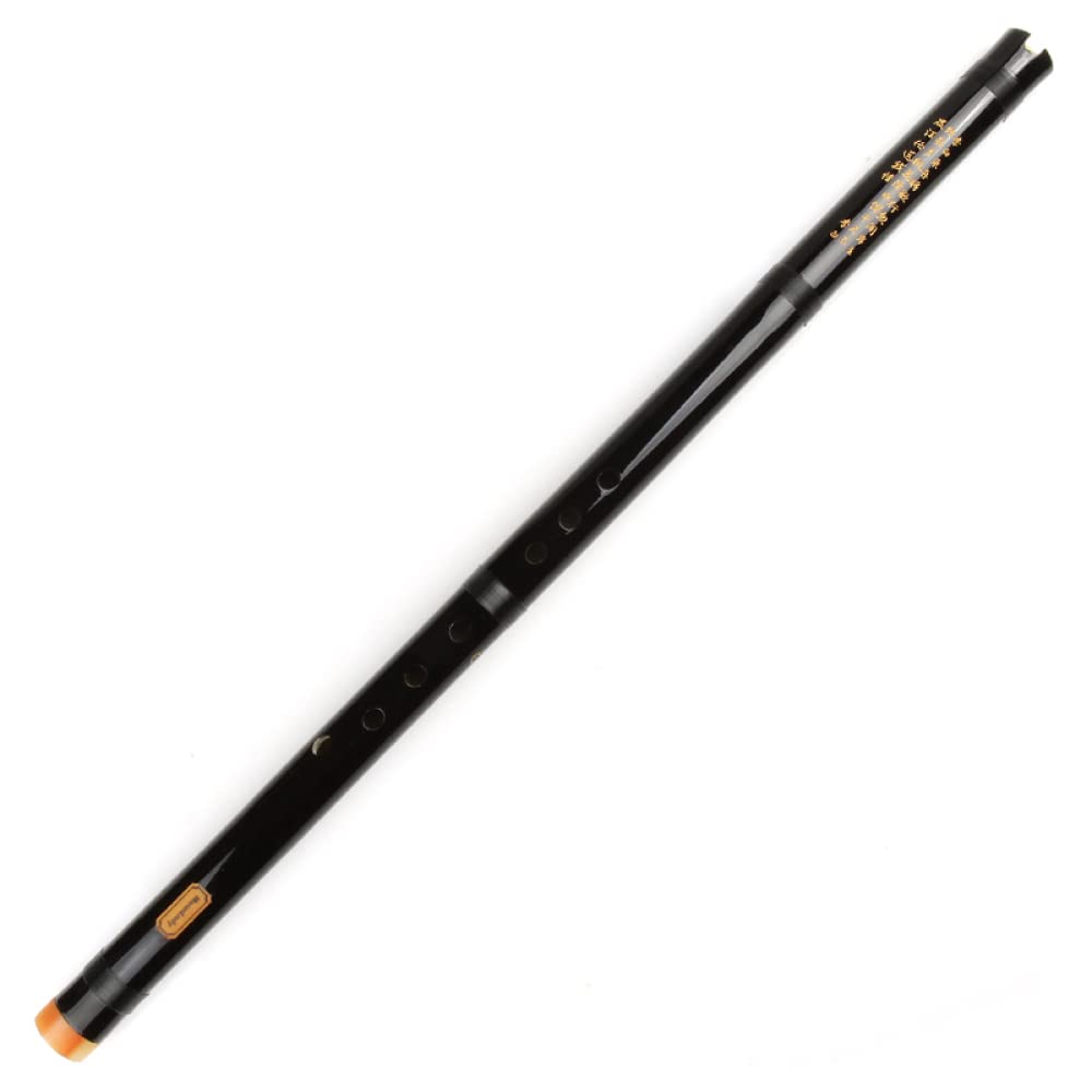 flet bambusowy, Pionowy flet bambusowy FG Key 8 otworów, czarny, chiński, ręcznie robiony, drewniany instrument dęty(Black)