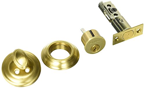 Baldwin 8231 Traditional Single Cylinder Deadbolt, Satin Brass #TOP12