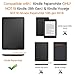 MoKo Case Fits 6“ Kindle Paperwhite Generations fits 2012,2013,2015,2016 Version (Model No.EY21 or DP75SDI), Premium Thinnest and Lightest PU Leather Cover with Auto Wake/Sleep, Black