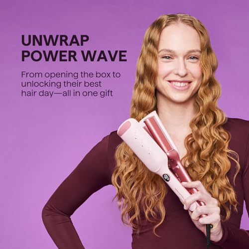 Image of Wavytalk Steam Pro Hair Straightener Brush, Wavytalk Power Wave Hair Crimper