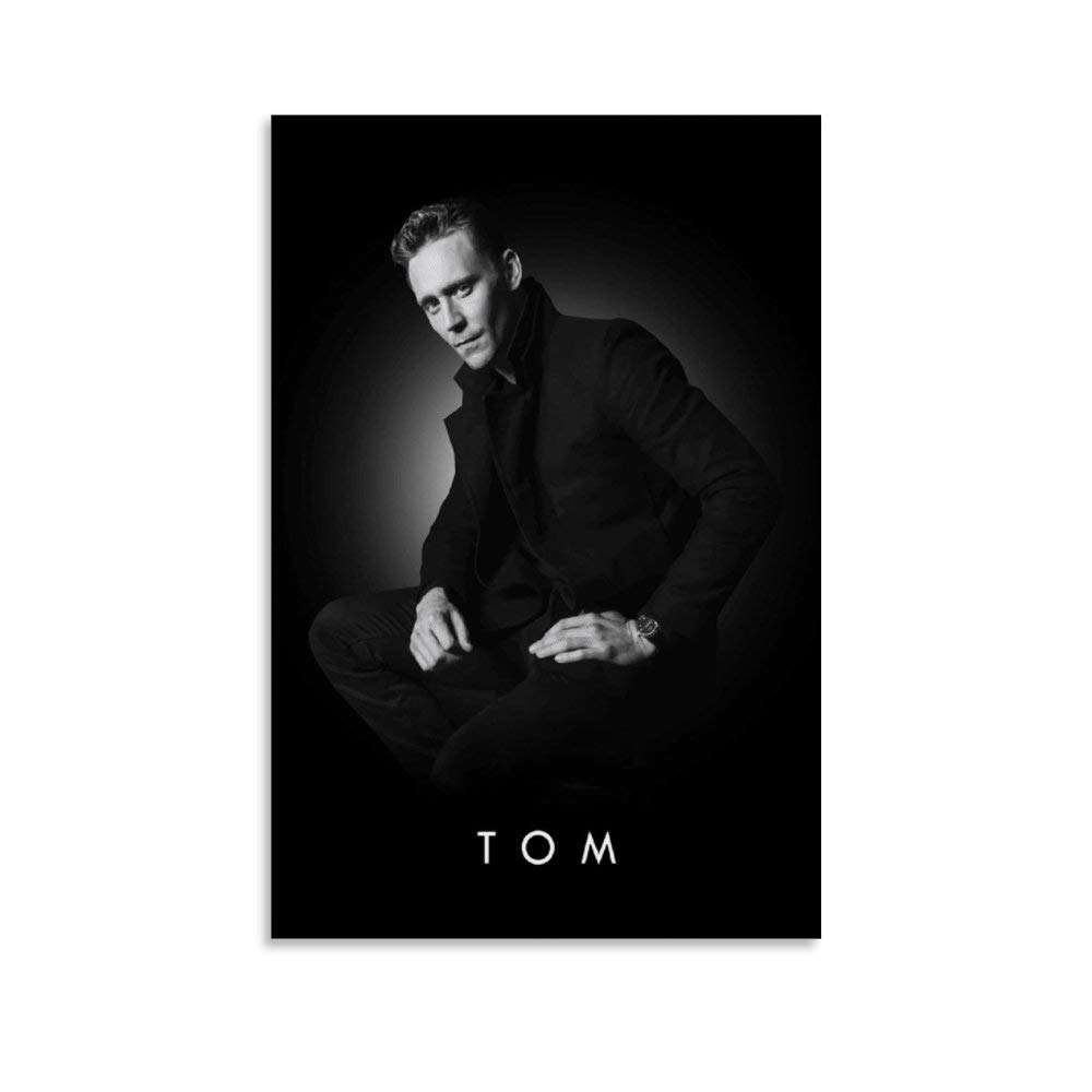 ASDSA Tom Hiddleston Canvas Art Poster and Wall Art Picture Print Modern Family bedroom Decor Posters 08x12inch(20x30cm)