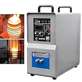 MLYYYDSS Hochfrequenz-Induktionsheizgerät 220 V 15 kW Induktionsheizofen für die Wärmebehandlung von Metallwerkzeugen (30–80 kHz), Schmelzofen, Schweißanlage, Abschreckanlage