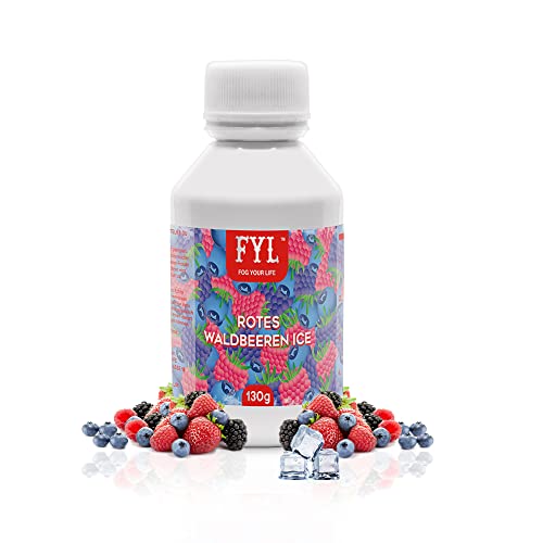 Molasse für Shisha Tabak 130g Nikotinfrei | Mische Deinen eigenen Tabak für Wasserpfeife und Hookah | Verschiedene Geschmacksrichtungen (Rotes Waldbeeren Ice) Cover