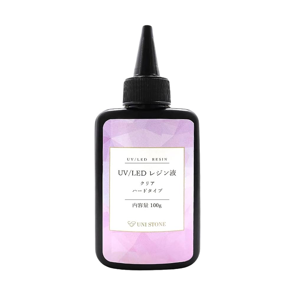 Amazon | UVレジン液 LED UV樹脂 クリア ハードタイプ 100g DIY