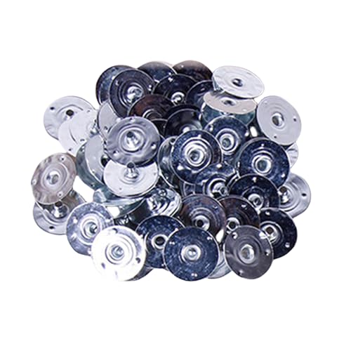 100 piezas de mechas para velas con base metálica