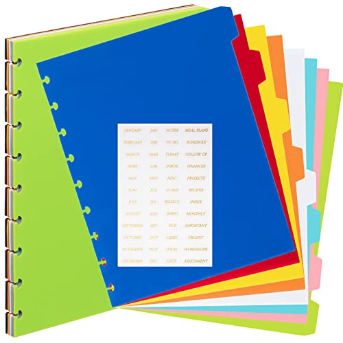 Intercalaires Outus 17,8x23,9 cm format classique avec onglets personnalisables