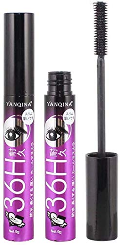 RONODA 4D Silk Fiber Lash Mascara,Natural Waterproof Smudge-Proof Mascara,Natural Thickening Lengthening Mascara No Clumping, No Smudging Lasting All Day