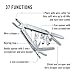 Victorinox Swiss Tool X Plus Ratchet Swiss Army Knife, 35 Function Swiss Made Multi-Tool with Needle-nose pliers, Wire Cutter, Crate Opener and Large Blade - Silver