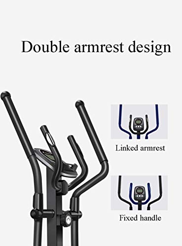 Image of Elliptical Machine 16 Levels Adjustable Resistors Multifunction Magnetic Control Cross Trainer Home Gym Fitness Equipment