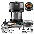Cecotec Robot da Cucina Multifunzione con dispenser alimentare Mambo CooKing Unique. 2200 W, 45 funzioni, migliaia di ricette guidate, brocca unica da 5 l, accessori: vaporiera o pala per stufati
