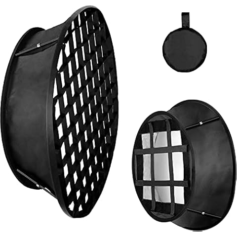 Neewer Softbox Difusor Plegable para Fotografía y Vídeo con Honeycomb Grid 11,5x11,5" Cover
