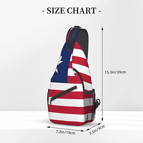 Mochila Bandolera Unisex Negra para Senderismo miniatura 4