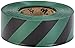 Mutual Industries 16002-3291-1875 Flagging tape Ultra Standard, 1-3/16" x 100 YDS, Green and Black Stripe (Pack of 12)