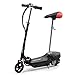Radelldar Patinete Electrico Niños Scooter Electric con Asiento LED Lámpara Plegable Ajustable la Altura Potencia del Motor: 120 W,12V,4.5A,Conduzca hasta 6-12 km,6 " Neumáticos Negro