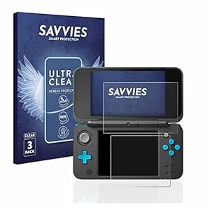 Savvies 6 Stück Displayschutzfolie Nintendo 2DS XL