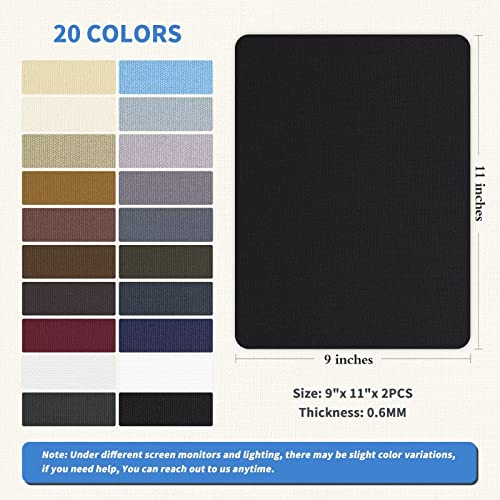 image for KING MOUNTAIN Canvas Repair Patch 9 x11 Inch 2 Pcs Self-Adhesive Water