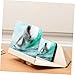 HAKIDZEL Acrylic Phone Screen Magnifier Sturdy Pyramid Stand Holder Cell Phone Stands for Elderly