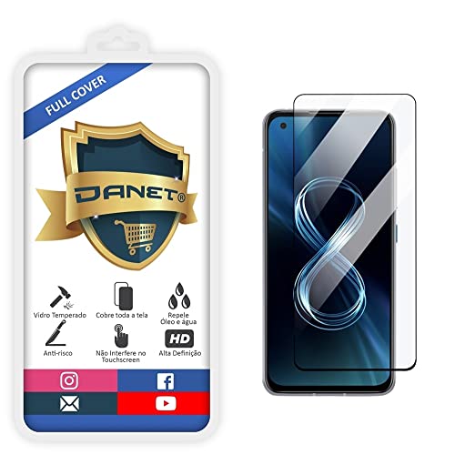 Pel�cula De Vidro Temperado 3D Full Cover Para Asus Zenfone 8 Flip Com Tela De 6.67' - Prote��o Blindada Que Cobre Toda A Tela