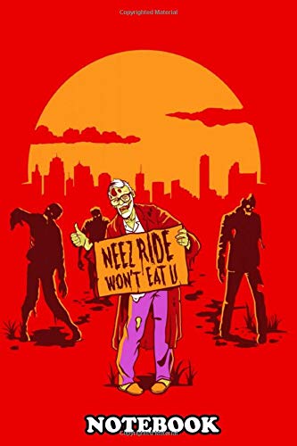 Notebook: Zombies Are Coming , Journal for Writing, College Ruled Size 6" x
