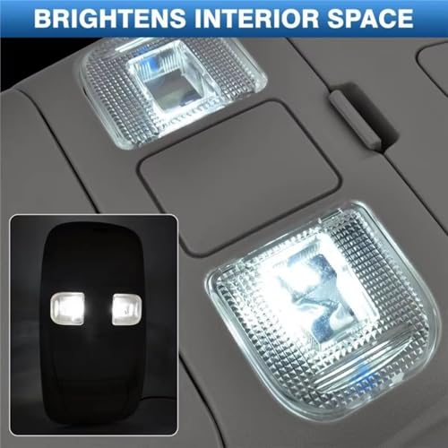 Luz interior coche para Dodge Ram con estuche de gafas para viajes nocturnos 2