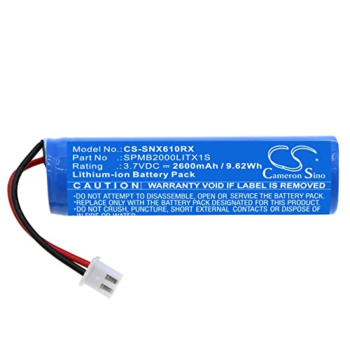 Cameron Sino New Battery for Spektrum Transmitter NX6, Transmitter NX8,fits Part Number SPMB2000LITX1S,(2600mAh / 9.62Wh)