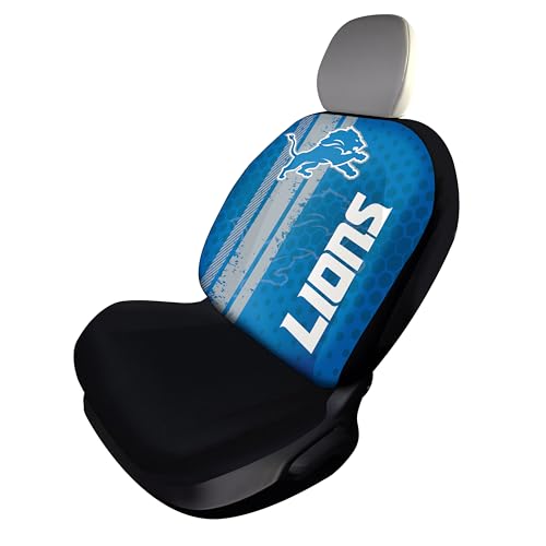 FANMATS NFL - Detroit Lions SEATCOVERRALLY-Detroit Lions Rally Seat Cover - Full Color Vivid Design - 1pc