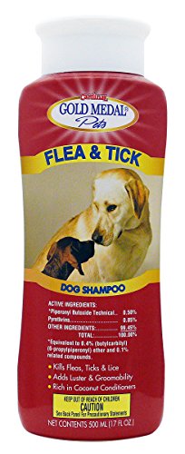 Gold Medal Pets Flea & Tick Shampoo for Dogs, 17 oz.