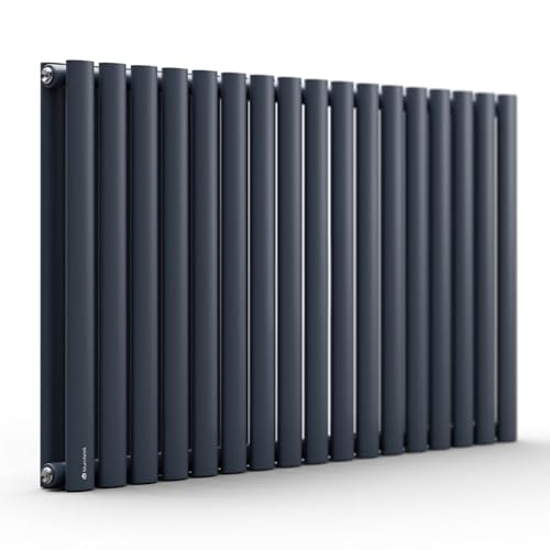 blumfeldt Radiateur Eau Chaude Design, Radiateur Vertical Eau Chaude pour Chauffage Maison, Faible Conso d'Energie, Silencieux, Chauffage Mural 1445W pour...